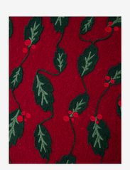 Lexington Home - Holly Embroidered Wool Mix Pillow Cover - dekoratīvas spilvendrānas - red/green - 3
