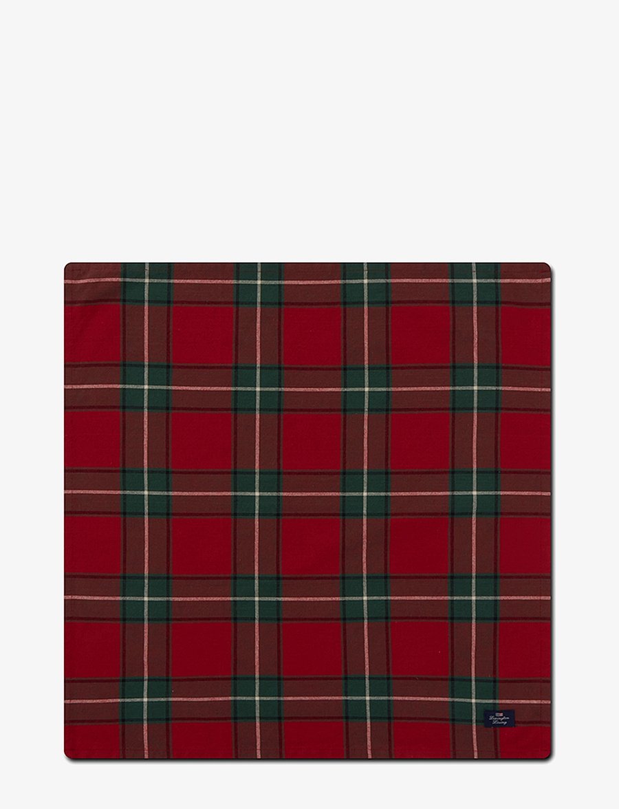 Lexington Home - Checked Cotton Oxford Napkin - red/green - 0