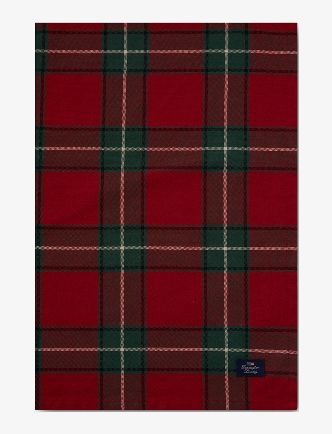 Lexington Home - Checked Cotton Oxford Napkin - red/green - 1