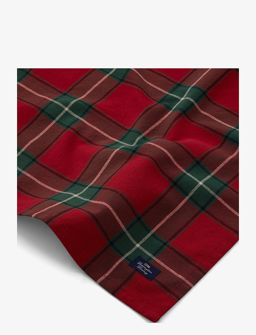 Lexington Home - Checked Cotton Oxford Napkin - red/green - 2