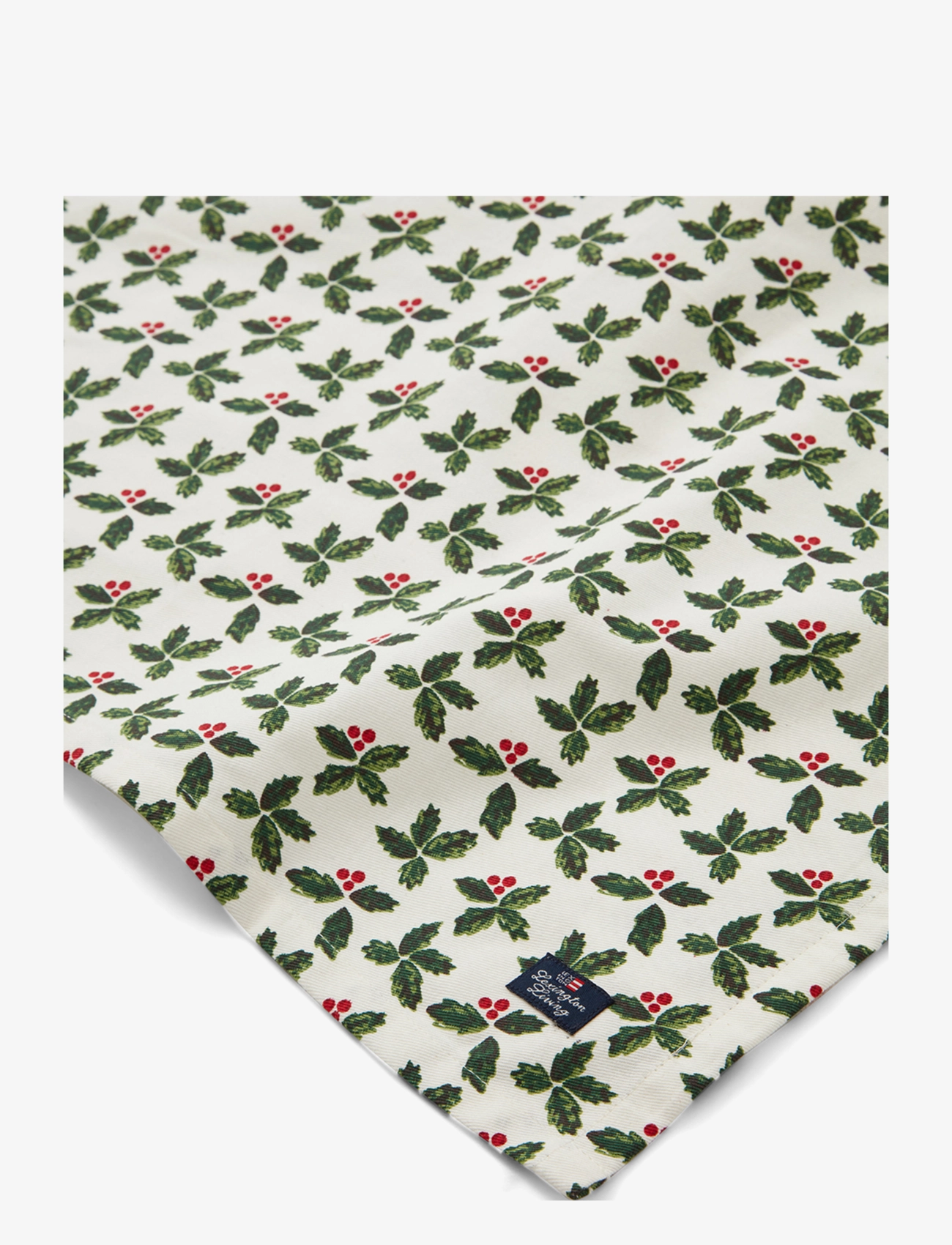 Lexington Home - Printed Organic Cotton Twill Napkin - white/green - 3