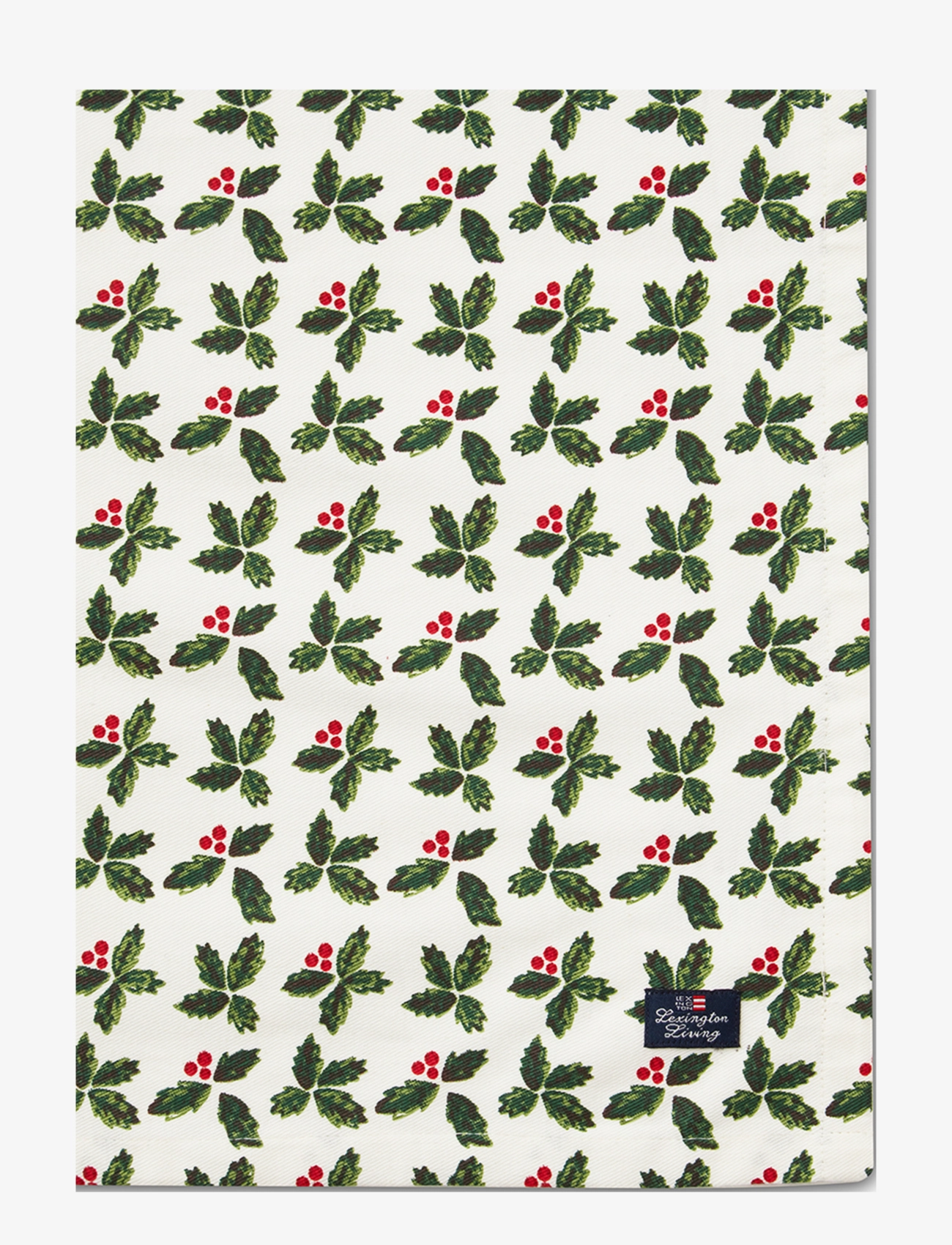Lexington Home - Printed Organic Cotton Twill Napkin - white/green - 4