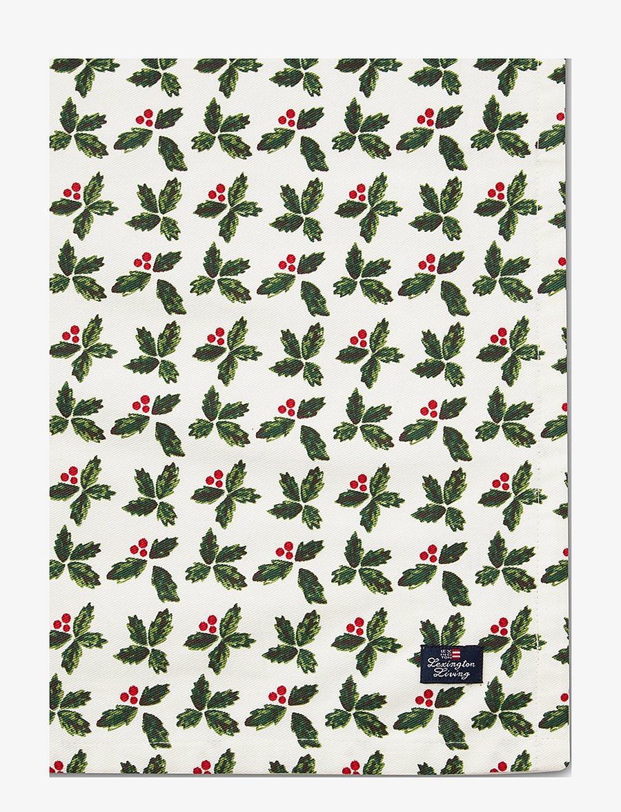 Lexington Home - Printed Organic Cotton Twill Napkin - white/green - 4