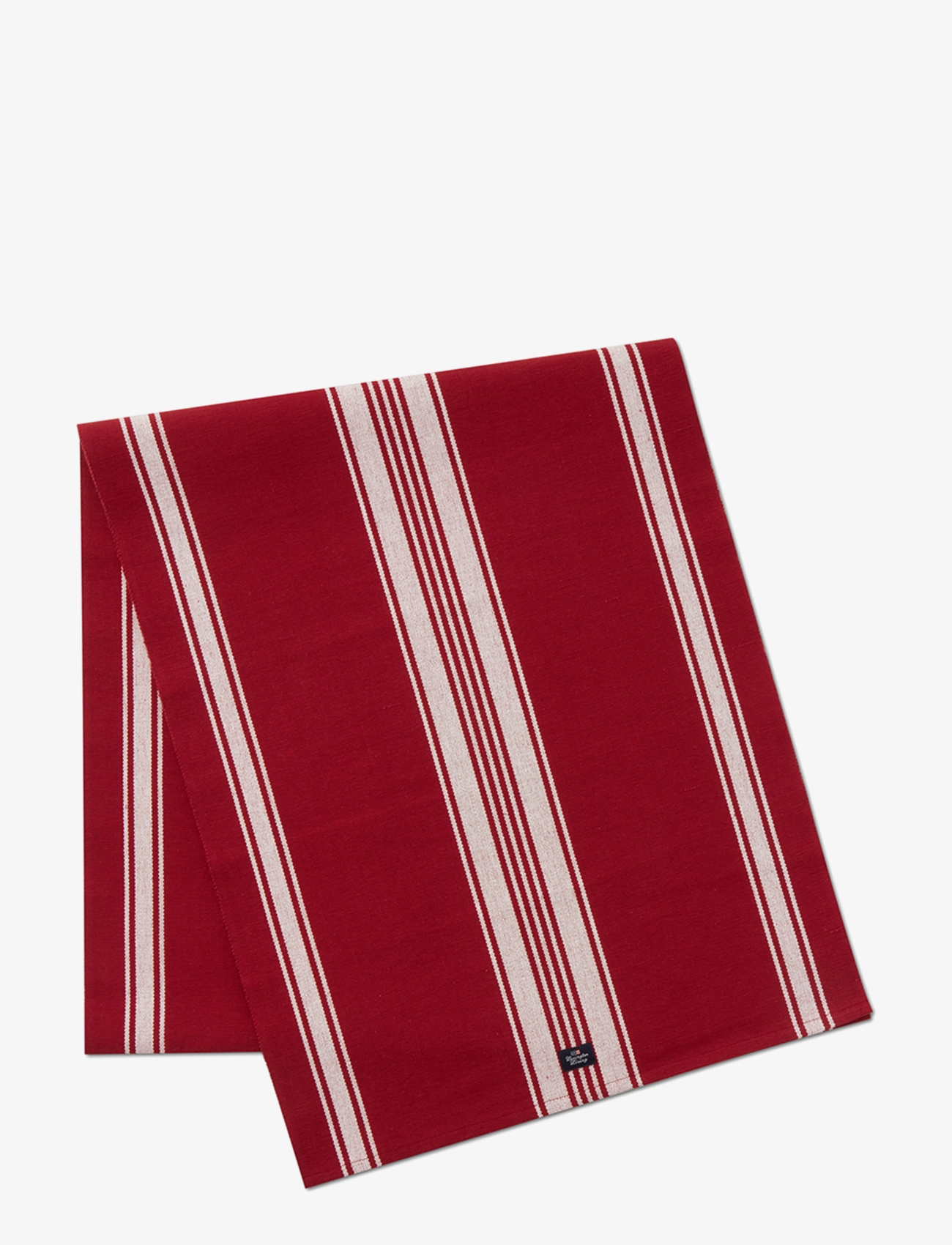 Lexington Home Organic Cotton Rib Runner with Stripes - Weihnachtstextilien - RED/WHITE / red