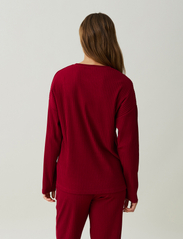 Lexington Home - Lilian Organic Cotton Rib Pajama Set - sünnipäevakingitused - red - 4