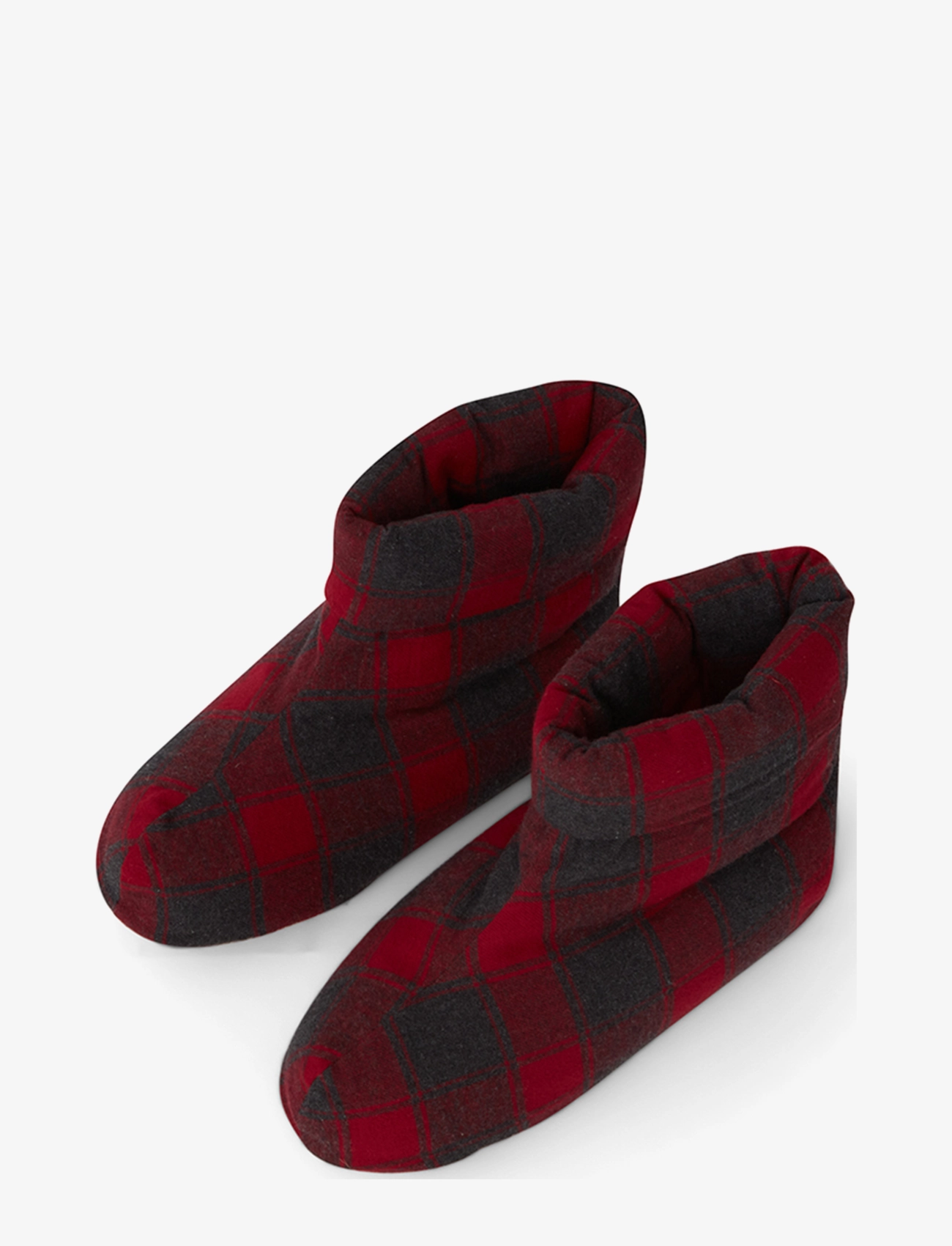 Lexington Home - Charlie Re-down Socks - alltags-style - red/dk gray - 2