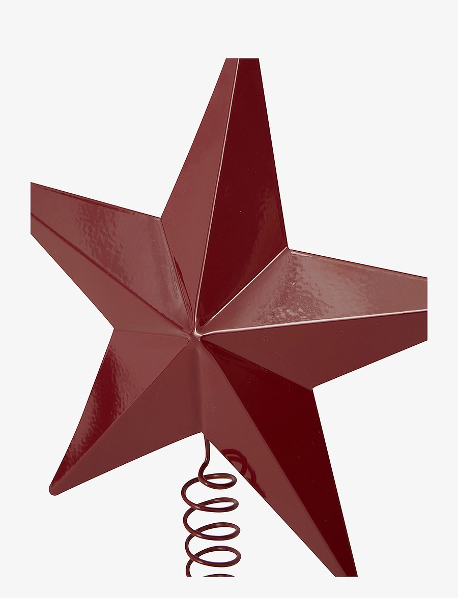 Lexington Home - Christmas Tree Top Star - red - 2