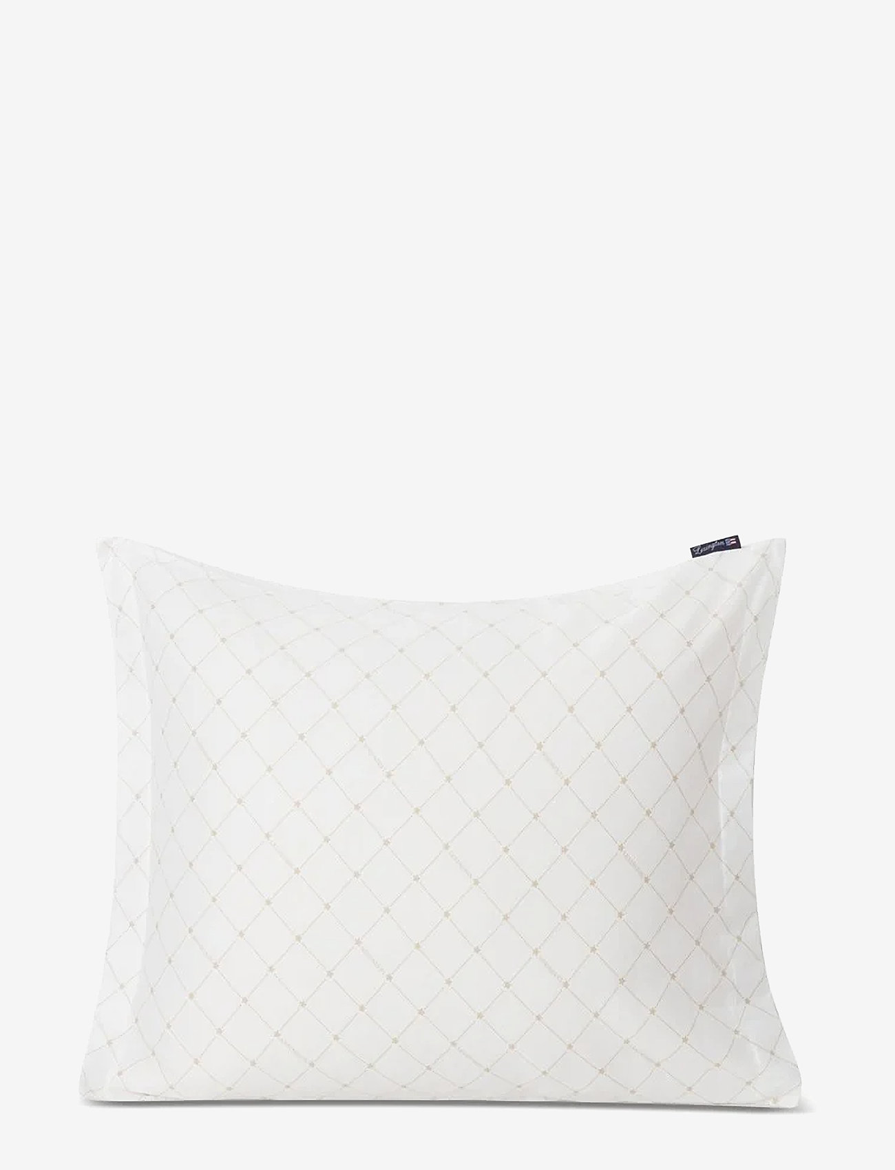 Lexington Home - White/Beige Signature Star Sateen Pillowcase - laagste prijzen - white/beige - 0