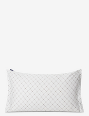 White/Gray Signature Star Sateen Pillowcase - WHITE/GRAY