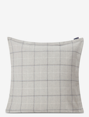 Lexington Home - Lt Gray/Dove Checked Cotton Flannel Pillowcase - Örngott - lt gray/dove/dk gray/white - 2