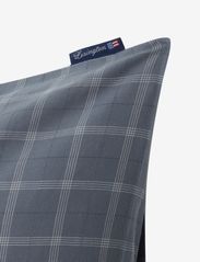 Lexington Home - Checked Lyocell/Cotton Pin Point Oxford Pillowcase - laagste prijzen - dove/dk gray/white - 1