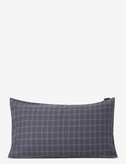 Lexington Home - Checked Lyocell/Cotton Pin Point Oxford Pillowcase - laagste prijzen - dove/dk gray/white - 2