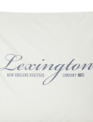 Lexington Home - Printed Organic Cotton Poplin Pillowcase - kussenslopen - white/dove - 3