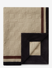 Lexington Home - Graphic Quilted Organic Cotton Bedspread - narzutka - lt beige/brown/dk gray - 2