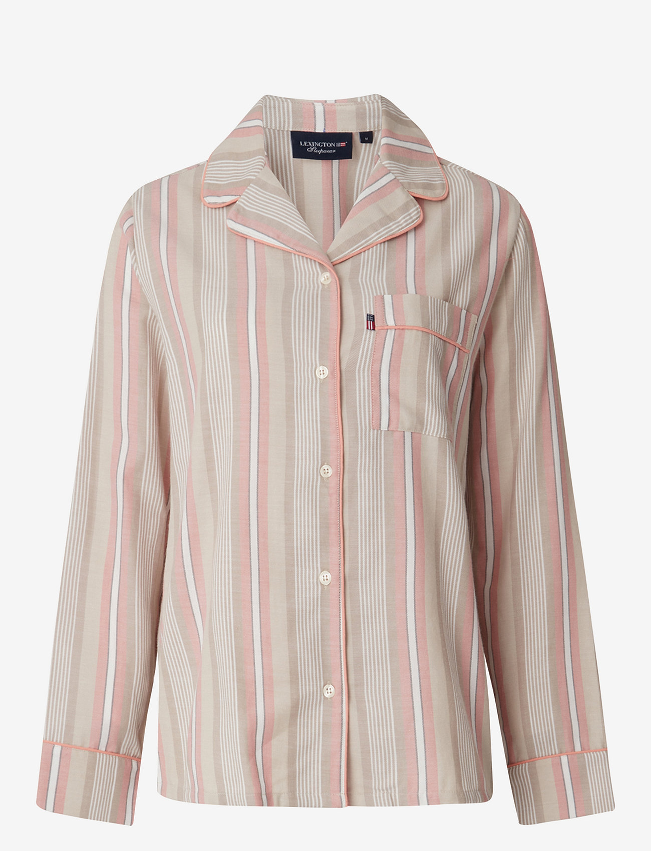 Lexington Home - Isabella Organic Cotton Flannel Pajama Set - verjaardagscadeaus - multi stripe - 0