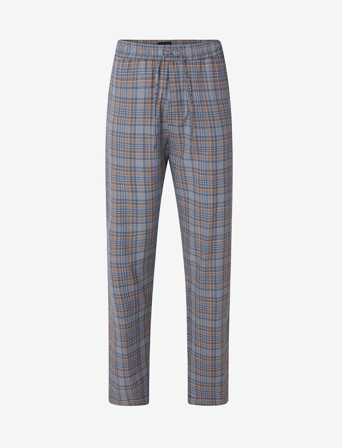 Lexington Home - Brooklin Cotton Flannel Pajama Set - pysjamassett - blue multi - 1