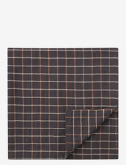 Lexington Home - Checked Cotton/Linen Tablecloth - tablecloths & runners - dk gray/beige - 2