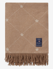 Lexington Home - Signature Star Recycled Wool Throw - plaider - beige/white - 2