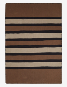 Striped Knitted Cotton Throw, Lexington Home