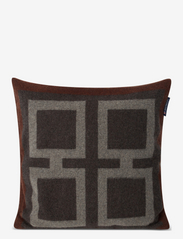 Lexington Home - Graphic Recycled Wool Pillow Cover - padjapüürid - dk gray/white/brown - 0