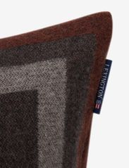Lexington Home - Graphic Recycled Wool Pillow Cover - kopfkissenbezüge - dk gray/white/brown - 1