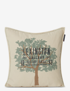 Tree Logo Linen/Cotton Pillow Cover, Lexington Home