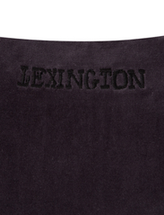 Lexington Home - Block Striped Organic Cotton Velvet Pillow Cover - tyynyliinat - dk gray/lt beige - 3