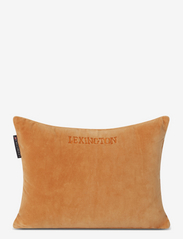 Lexington Home - Striped Organic Cotton Velvet Pillow - najniższe ceny - mustard/lt beige - 2