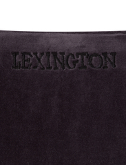 Lexington Home - Patched Organic Cotton Velvet Pillow Cover - najniższe ceny - dk gray/lt beige - 3