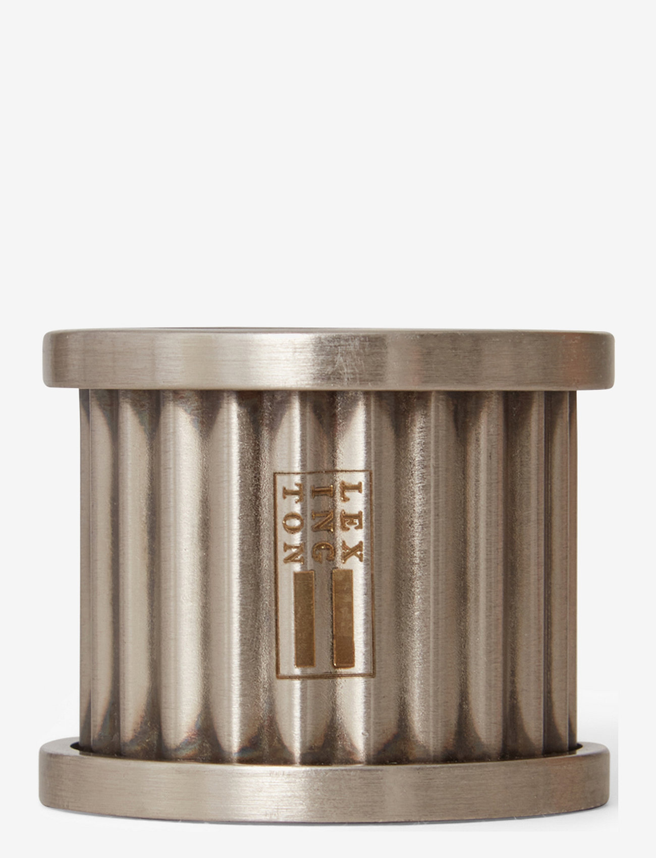 Lexington Home - Metal Napkin Ring with Striped Structure - de laveste prisene - silver - 1