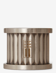Lexington Home - Metal Napkin Ring with Striped Structure - laagste prijzen - silver - 1