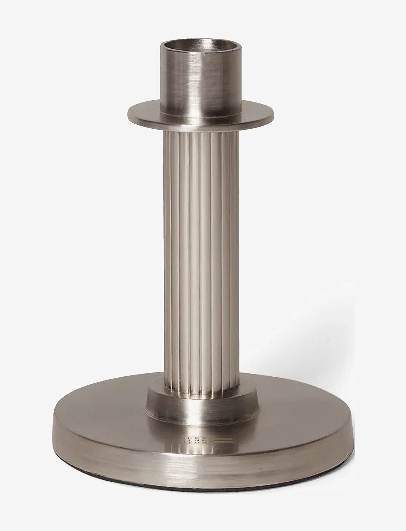Lexington Home - Metal Candle Holder with Striped Structure - küünlajalad - silver - 0