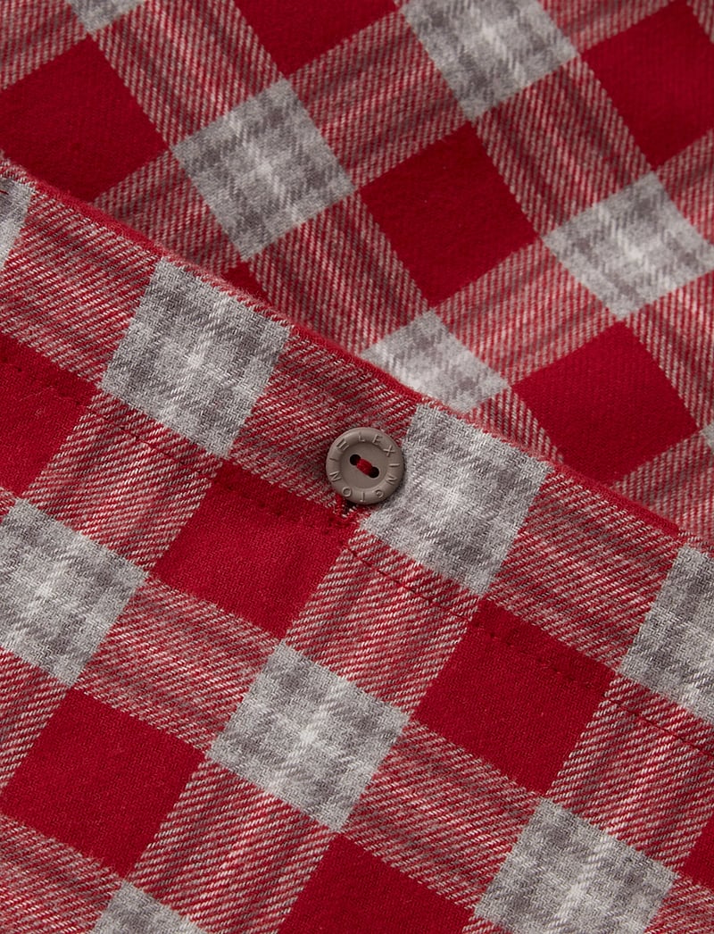 Lexington Home - Red Checked Cotton Flannel Bed Set - voodiriiete komplektid - red/gray/white - 2