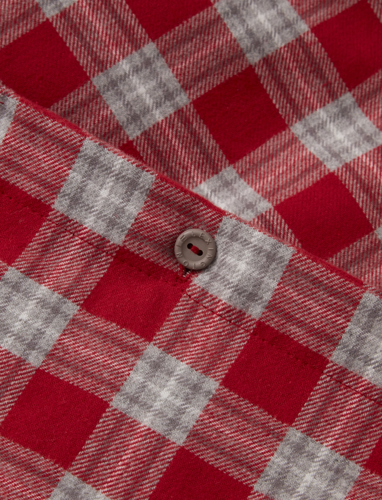 Lexington Home - Red Checked Cotton Flannel Bed Set - pussilakanasetit - red/gray/white - 2