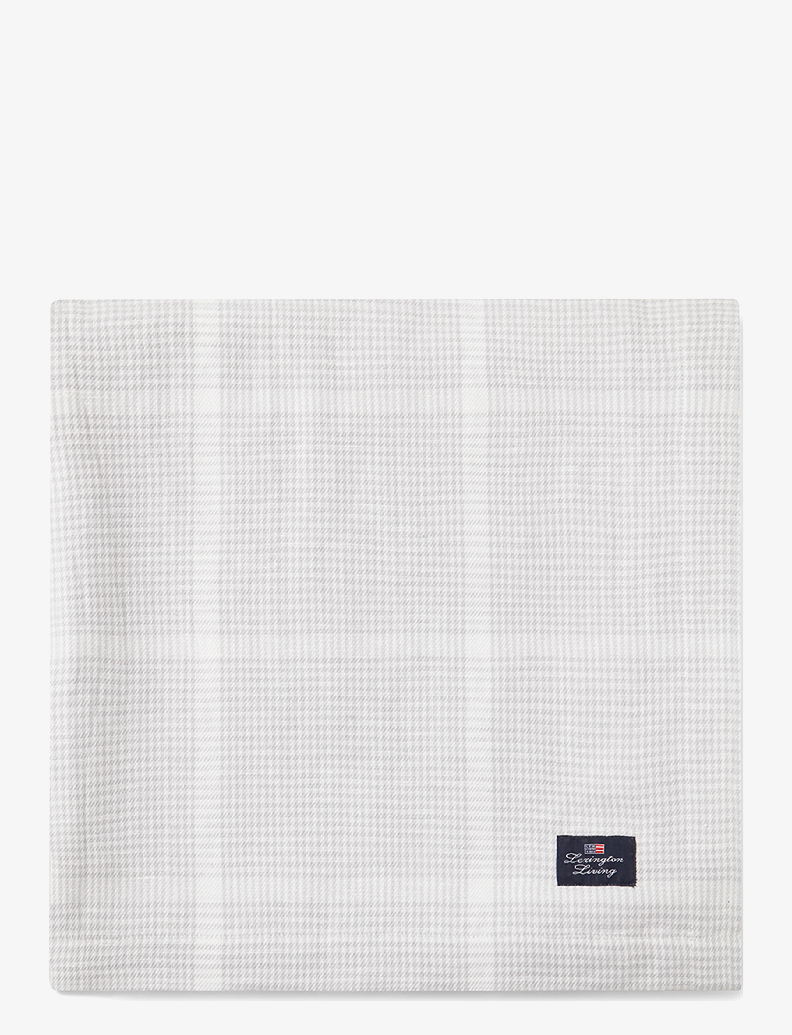 Lexington Home Cotton/Linen Pepita Check Tablecloth - Tekstiilid - WHITE/LT GRAY / grey