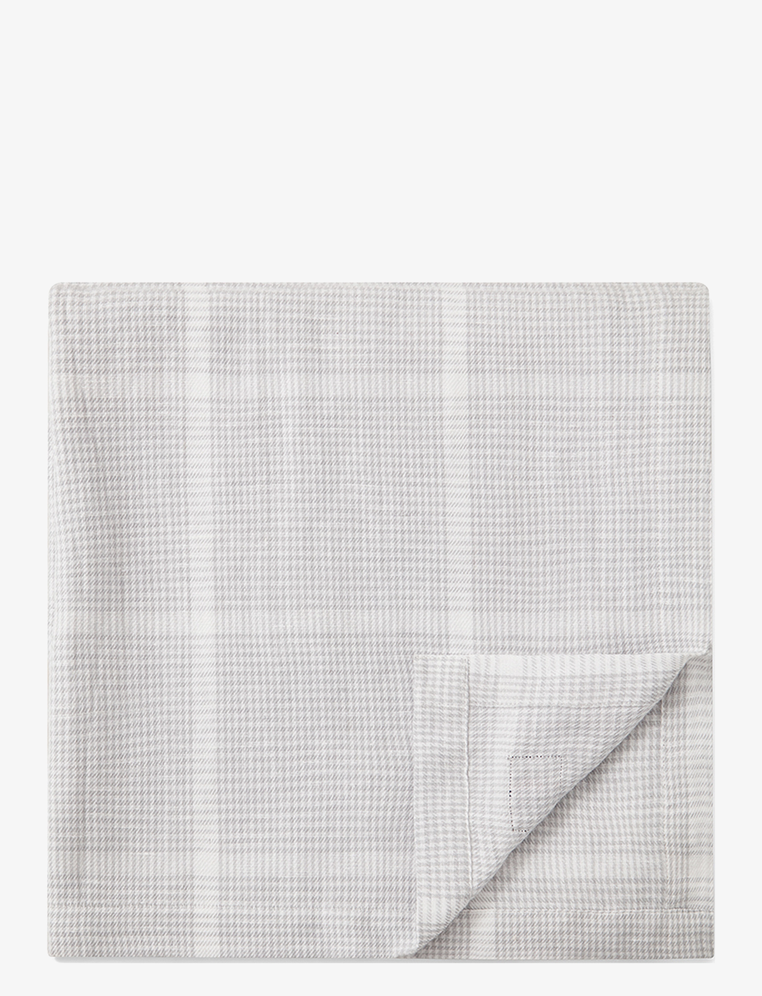 Lexington Home - Cotton/Linen Pepita Check Tablecloth - nappes et chemins de table - white/lt gray - 1
