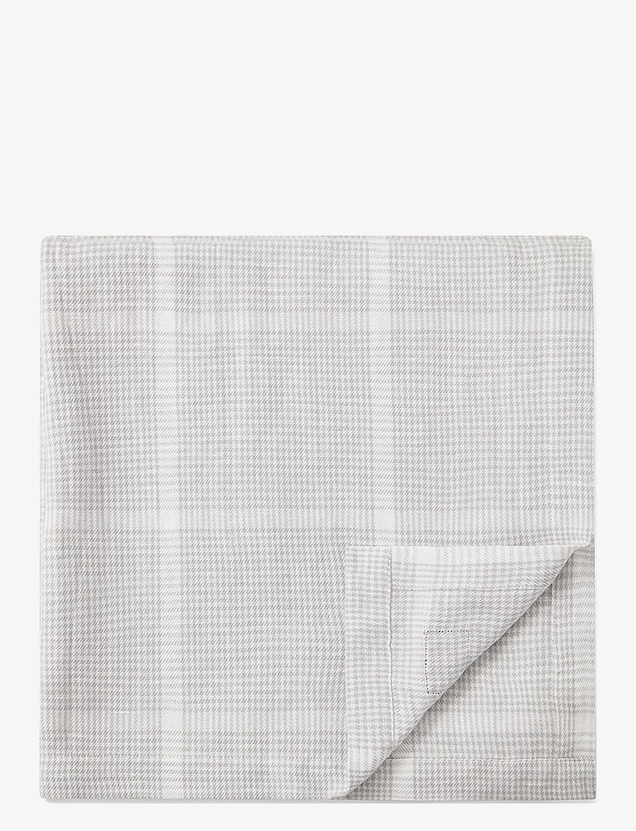 Lexington Home - Cotton/Linen Pepita Check Tablecloth - laudlinad - white/lt gray - 1