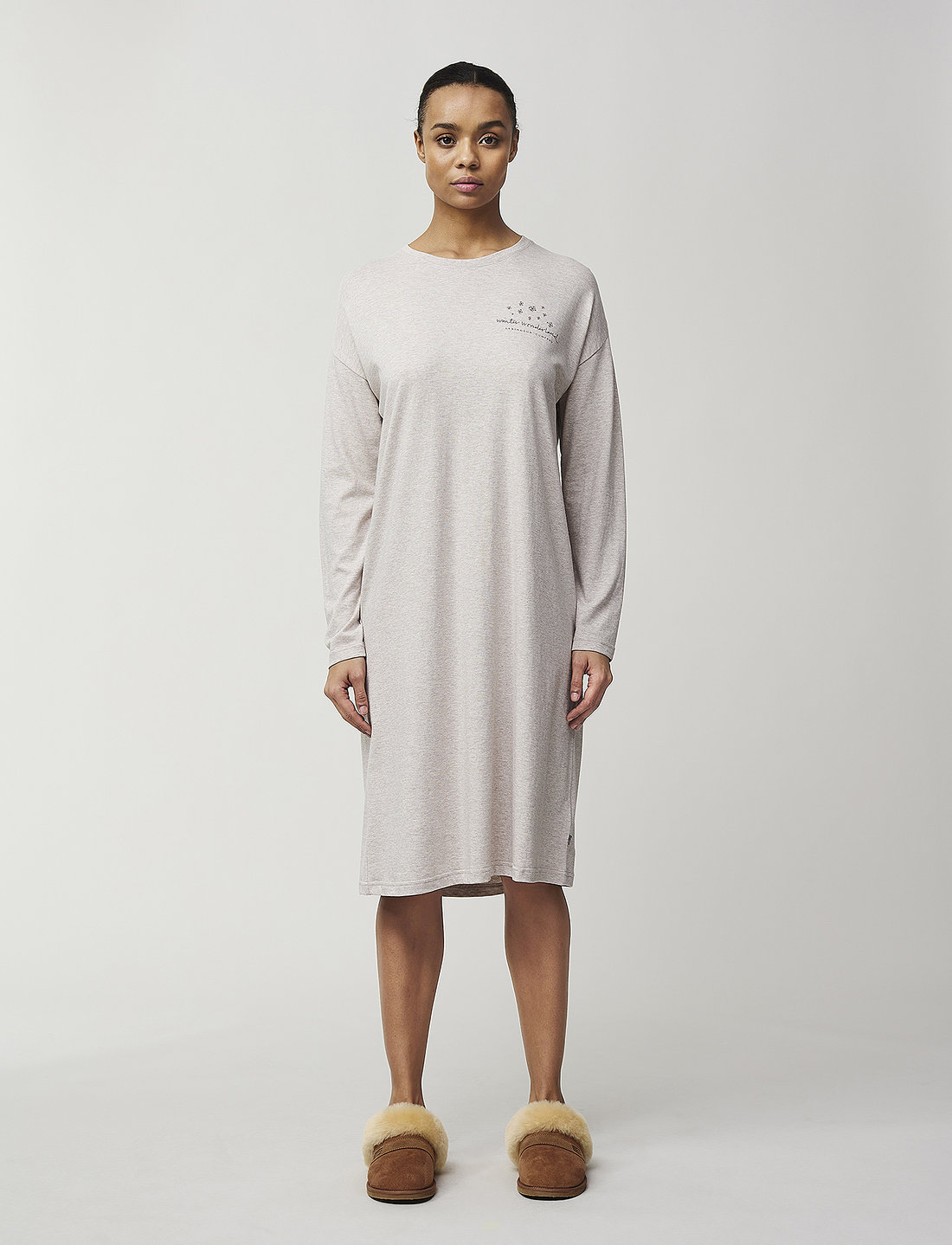 Cotton modal discount nightgown