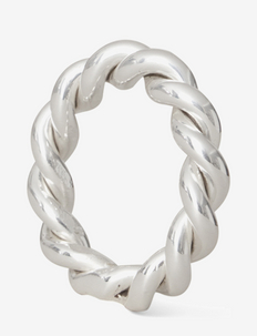 Twisted Silver Plated Napkin Ring, Lexington Home