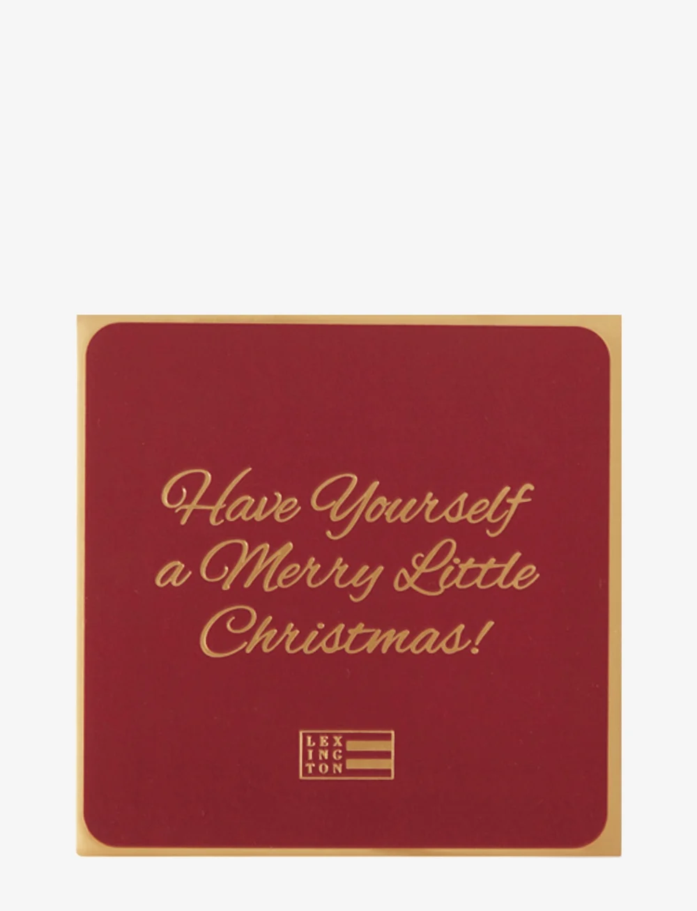 Lexington Home - Merry Christmas Paper Coaster (set of 6) - köp efter pris - red/multi - 1