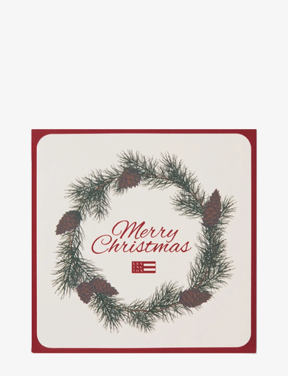 Lexington Home - Merry Christmas Paper Coaster (set of 6) - köp efter pris - red/multi - 2