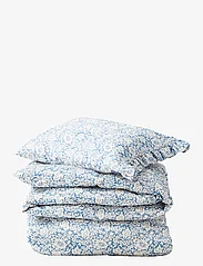 Lexington Home - Blue Floral Printed Cotton Sateen Bed Set - påslakanset - blue/white/lt beige - 1