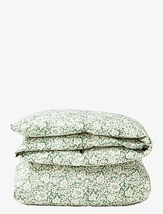 Green Floral Printed Cotton Sateen Bed Set, Lexington Home