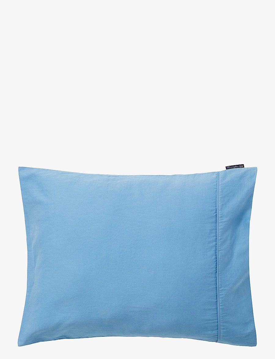 Lexington Home - Blue Sky Washed Cotton Sateen Pillowcase - blue sky - 0