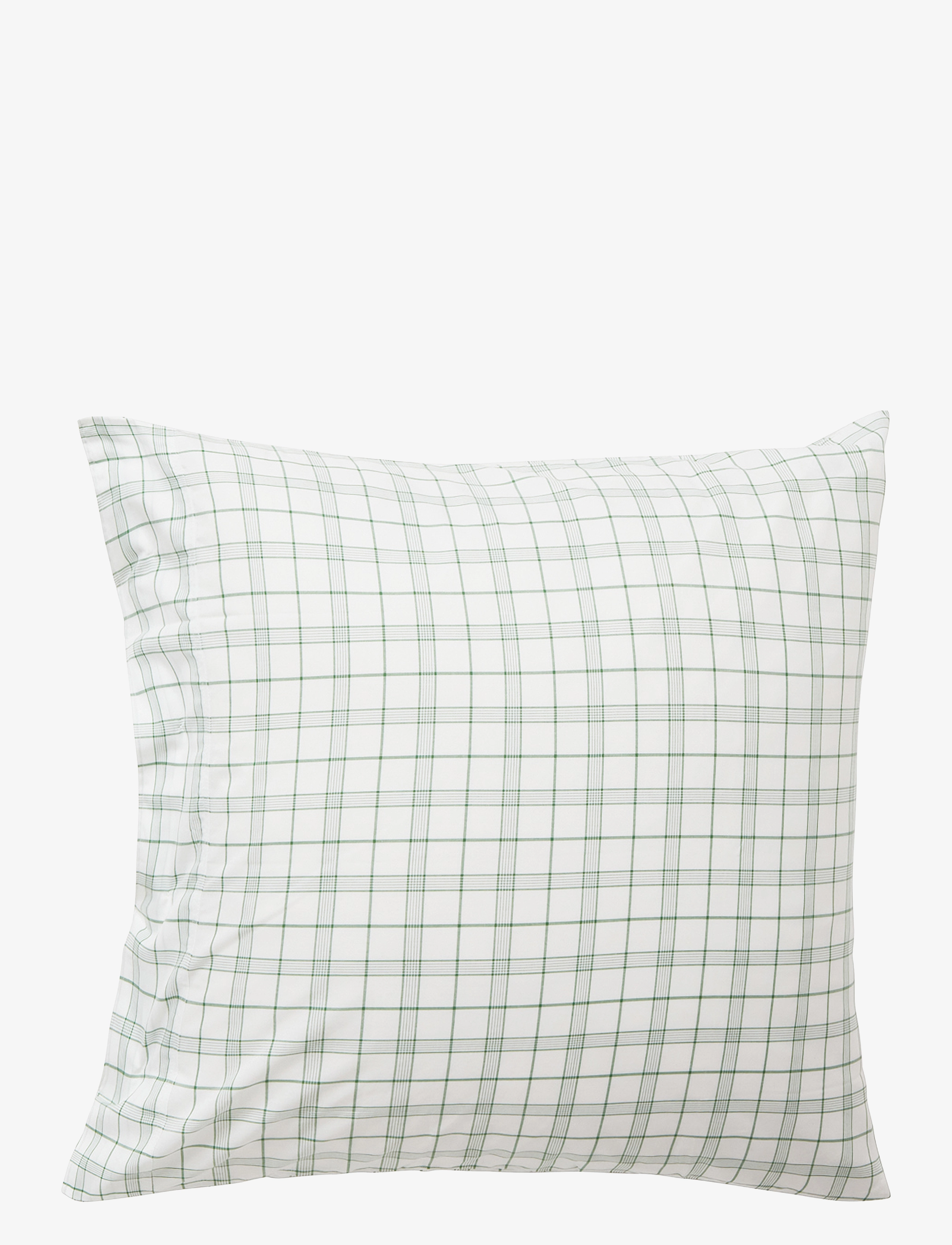 Lexington Home White/Green Checked Lyocell/Cotton Pillowcase - Lastetuba - WHITE/GREEN / white