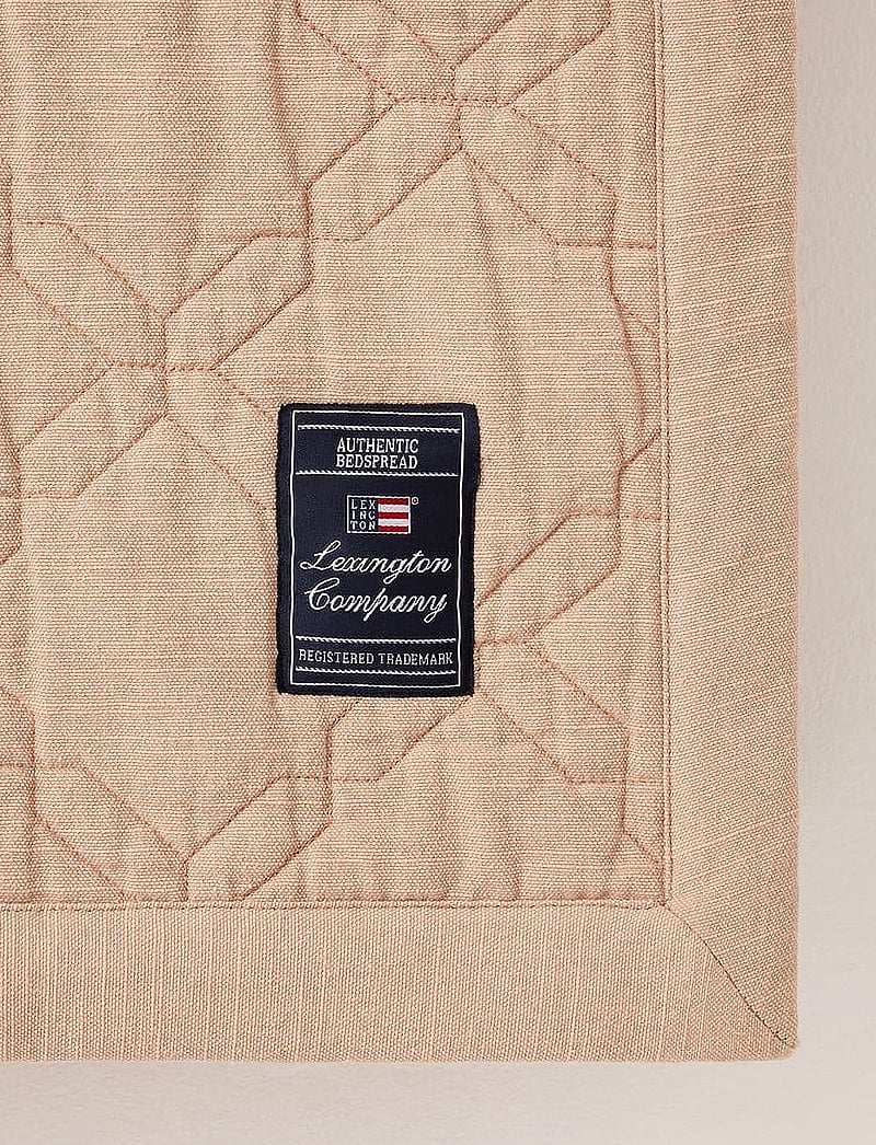 Lexington Home - Quilted Recycled Cotton Bedspread - tagesdecken - beige - 3