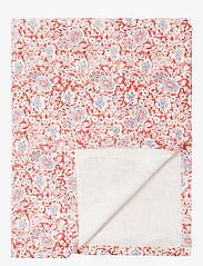 Lexington Home - Printed Flowers Recycled Cotton Tablecloth - pöytäliinat - coral/white - 0