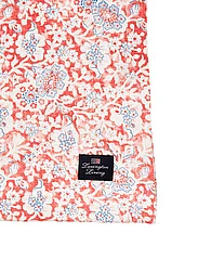 Lexington Home - Printed Flowers Recycled Cotton Tablecloth - pöytäliinat - coral/white - 2