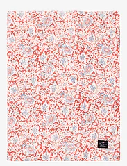 Lexington Home - Printed Flowers Recycled Cotton Tablecloth - pöytäliinat - coral/white - 1