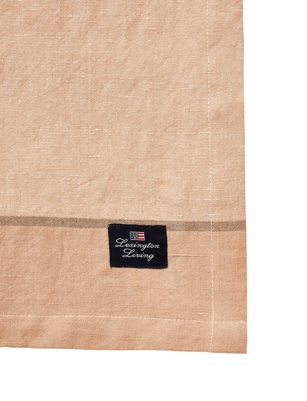 Lexington Home - Linen/Cotton Checked Tablecloth - duge & bordløbere - beige/white - 2